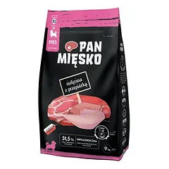 PAN MIĘSKO Veršiena su putpelėmis šuniukams, traškūs XS 2x3 kg