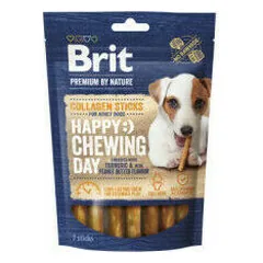 Brit Premium By Nature Dog Adult Collagen Sticks with Turmeric & Peanut Butter 7 vnt.