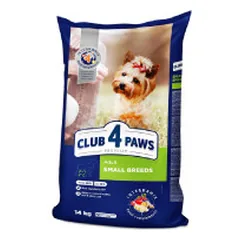 Club 4 Paws Small Breeds sausas pašaras mažų veislių šunims