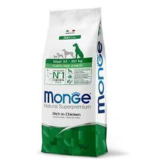 Monge Dry Dog Maxi Puppy & Junior sausas maistas didelių veislių šuniukams, 12 kg