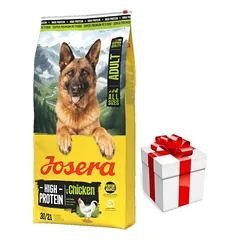 JOSERA High Protein Adult Chicken 12,5kg + Staigmena ŠUNIUI