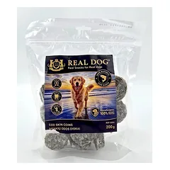 RDF-2005 REAL DOG SNACKS Menkių odos diskai 200g, 1 vnt. — 2 nuotrauka