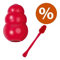 Sparset: KONG Classic + KONG Reinigungsbürste
