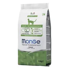Monge Monoprotein Rabbit super premium pašaras katėms su triušiena 1,5kg parduotuvėje petreon.lt