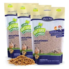 Lyra Pet® džiovinti miltiniai vabalai, 5 x 10 L — 2 nuotrauka