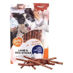 Duvo+ ėrienos ir ryžių lazdelės, skanėstai šunims, Kiekis: 100 g — 2 nuotrauka
