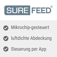 SureFeed šėryklė su mikroschema Connect, Priedas: 2x SureFeed lėto maitinimo pakaitiniai dubenėliai, 375 ml, žali — 2 nuotrauka