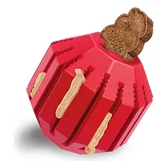KONG Stuff-A-Ball Small žaislas dantų valymui, natūralios gumos — 2 nuotrauka