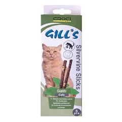GILL’S SILVERVINE VALANČIOS DANTIS LAZDELĖS KATĖMS, 5VNT