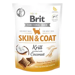 BRIT Care Dog Functional Snack skin&coat Krill 150 g oda ir kailis skanėstai šuniui