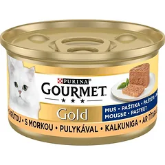 Purina Gourmet Gold putėsiai su kalakutiena 9x85g