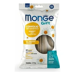 Monge Dog Gift Dental Sticks All Breeds Senior Rabbit with Chamomile 210 g
