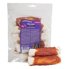 CHRUP&GO Ančių krūtinėlės rulonas 24 x 500 g – skanėstas šunims