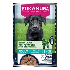 Eukanuba konservuotas maistas šunims su ėriena ir bulvėmis 400g