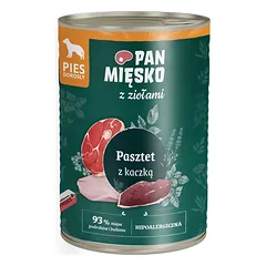 Pan Mięsko su žolelėmis Paštetas su antis šunims 400 g