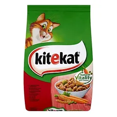 KITEKAT sausas maistas su jautiena ir daržovėmis 300 g nuotrauka