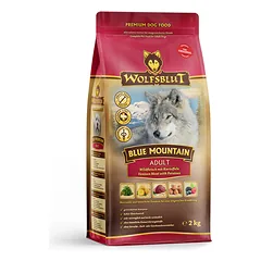 WOLFSBLUT Adult Blue Mountain sausas maistas suaugusiems šunims su elniena ir bulvėmis 2 kg