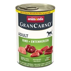 Animonda GranCarno konservai su jautiena ir ančių širdelėmis šunims