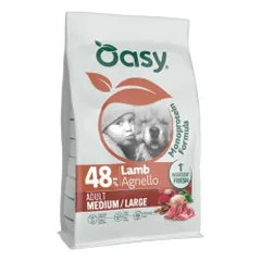 Oasy Monoprotein Medium/Large sausas pašaras su ėriena didesnių veislių šunims