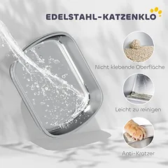 Katinų tualetas 52,4 × 41,3 × 42 cm — 4 nuotrauka