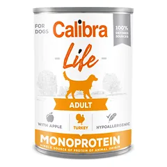 CALIBRA Dog Life Adult Turkey with apples 400g