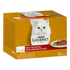 Gourmet Gold Gravy Collection konservai katėms gabaliukais padaže