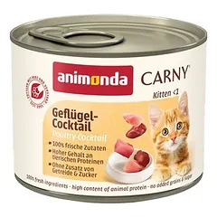 Animonda Carny Kitten ekonominė pakuotė, drėgnas maistas katėms 24 x 200 g — 4 nuotrauka
