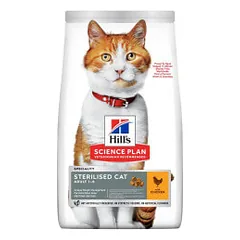 Hill's Science Plan Sterilised Cat Adult Chicken sausas pašaras sterilizuotoms katėms