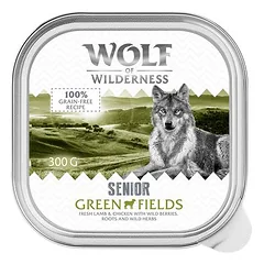 Wolf of Wilderness Senior - Duo-Protein Rezeptur 6 / 24 x 300 g Schale