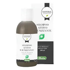 Natural Derma Pet šampūnas šunims su sidabru ir juodu moliu, 200 ml
