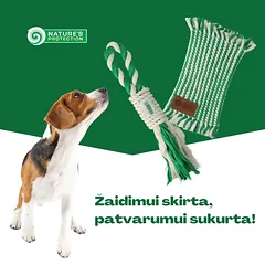 Gyvūnų augintinių žaislas, vėliava, austinis, 20 cm — 5 nuotrauka