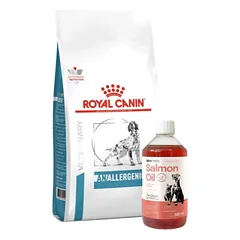 ROYAL CANIN Anallergenic AN18 8kg + LAB V Lašišų aliejus šunims ir katėms 500ml