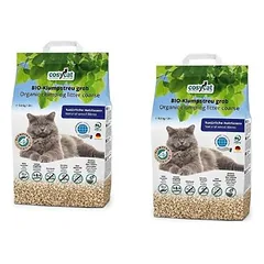 CosyCat ekologiškas gumuliuojantis kraikas STAMBUS iš medienos, 100% natūralus kraikas katėms, 2 x 20 l CosyCat bio kekinis kraikas, stambus, iš medienos, 100 % natūralus kačių kraikas — 2 nuotrauka