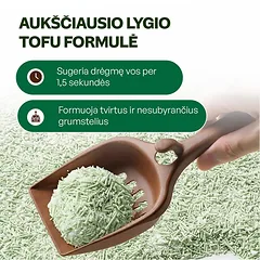 Kačių kraikas su gėlių esencija, 1,5 mm granulė, 2,6 kg / 6 l — 4 nuotrauka