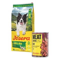 JOSERA Lamb and Rice Adult 12,5kg monoproteininis šunų ėdalas + 800 g skardinė NEMOKAMAI