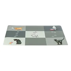 TRIXIE Patchwork kilimėlis dubenėliams katėms 44×28 cm pilkas parduotuvėje Petz.lt