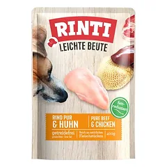 RINTI Leichte Beute drėgnas maistas šunims 10 x 400 g — 4 nuotrauka