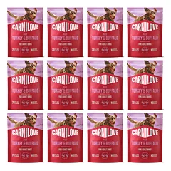 CARNILOVE Dog Pouch Turkey and Buffalo 12x300g šlapias maistas su kalakutiena ir buivolu suaugusiems šunims