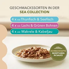 IAMS Advanced Nutrition Grain Free Sea Collection padaže, drėgnas maistas katėms — 3 nuotrauka