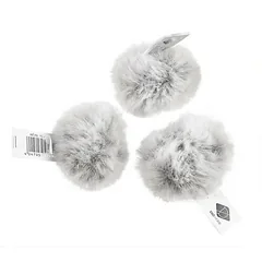 Žaislas katei – Minkštutis kailinis kamuoliukas, 4 cm skersmens — 2 nuotrauka