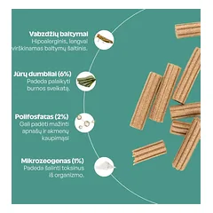 Visų veislių suaugusių tamsaus kailio šunų begrūdis pašaro papildas - skanėstai su vabzdžiais, 150 g — 3 nuotrauka