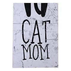 TIAKI dekoratyvinė kabinama lentelė „Crazy Cat Mom“, 1 vnt. — 3 nuotrauka