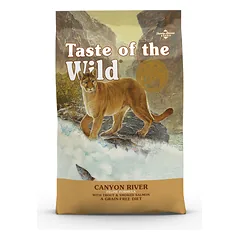 TASTE OF THE WILD Canyon River 6,6 kg su upėtakiu ir rūkyta lašiša