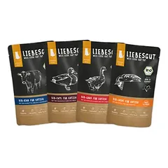 Liebesgut Katzenfutter Probierpaket Adult 4 x 100 g