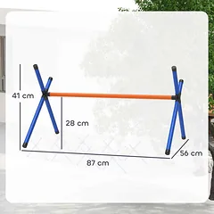 Šunų vikrumo rinkinys, 4 dalių, 87 × 56 × 41 cm — 3 nuotrauka