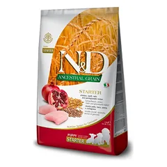 Farmina N&D Ancestral Grain Starter Puppy Chicken & Pomegranate sausas maistas šuniukams, 20 kg