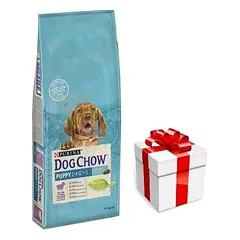 PURINA Dog Chow Puppy Lamb 14kg + STAIGMENA ŠUNIUI