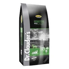Dr. Clauders Sensitive Adult Lamb & Rice sausas maistas jautrų virškinimą turintiems šunims, 20 kg