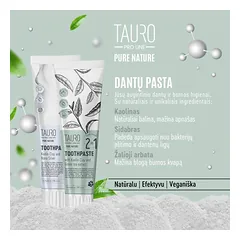 Šunų ir kačių dantų pasta su baltuoju moliu (kaolinu), ceolitu ir žaliąja arbata, 100ml — 5 nuotrauka