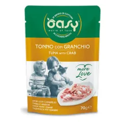 Oasy More Love guliašas su tunu ir krabais katėms